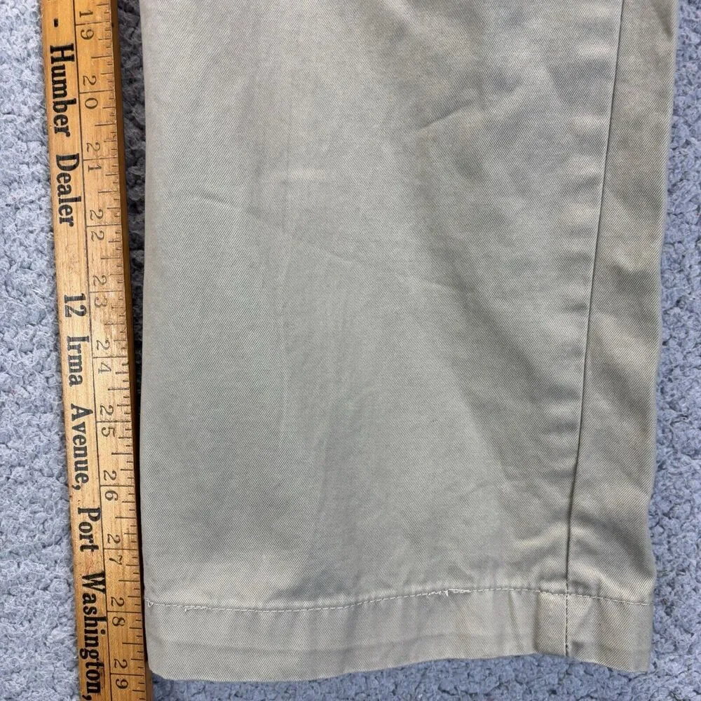 Banana Republic Emerson Chino Cotton‎ Pants 35X30 (36x29 Actual) Khaki Slacks